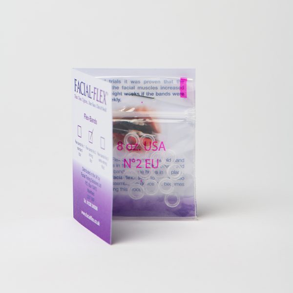Packet of No.2 (8oz) Facial Flex Bands for Facial Flex Facial Exerciser