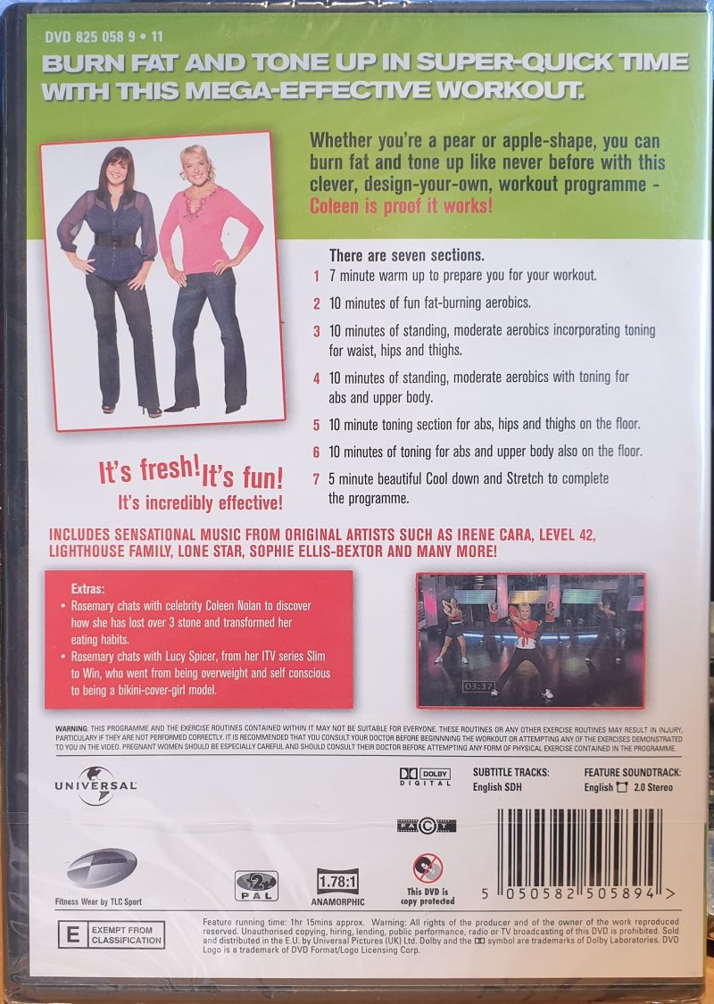 Brand New You DVD Back Cover