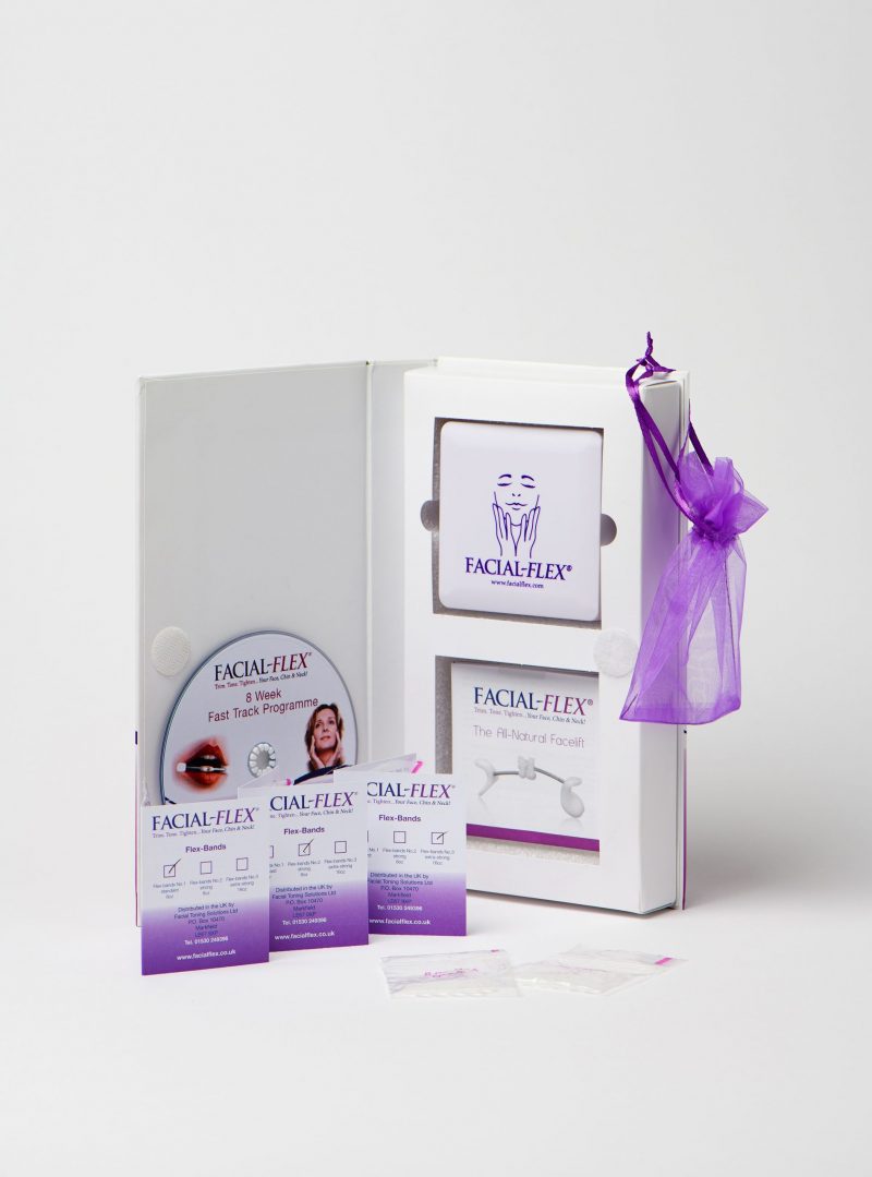 Photo of the inside of a Facial Flex Fast Track Pack