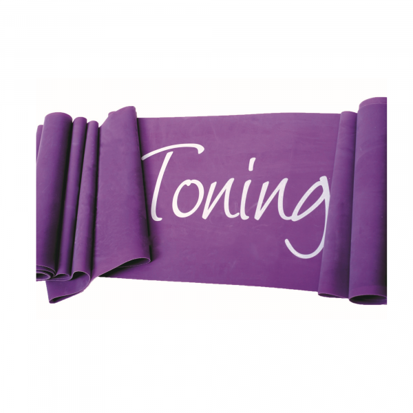 Purple latex toning resistance band