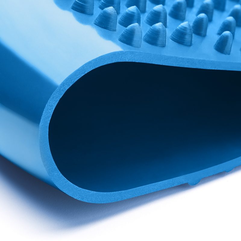 Core Balance inflatable cushion cross section showing the thickness of the rubber